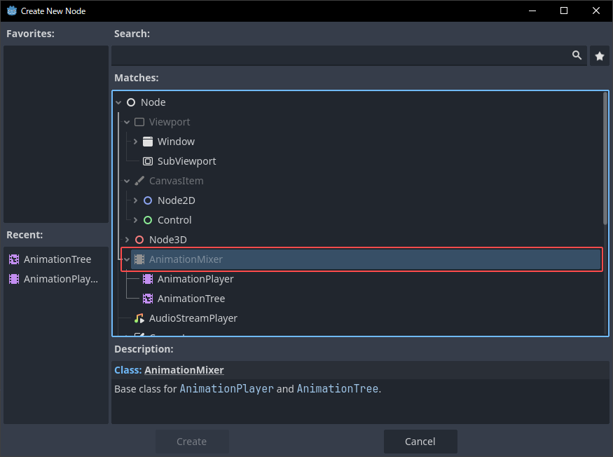 animation mixer node